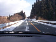 箱石峠の残雪