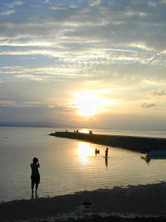 竹富の夕焼け