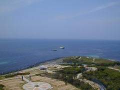 角島灯台からの展望