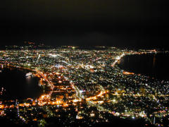 函館観光の定番、夜景