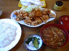 とり天定食