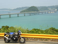 海士ヶ瀬戸と角島大橋