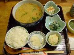 だんご汁定食