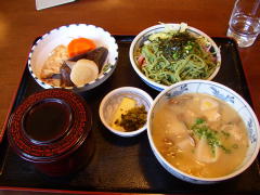 だんご汁定食