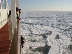 オホーツクの流氷
