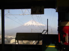 富士山を望む