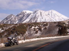 三俣山雪景色