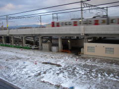 うっすら雪景色