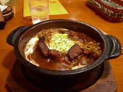 ビーフやきカレー