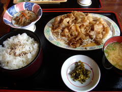 しょうが焼き定食