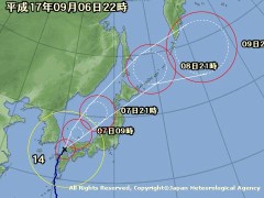 台風14号