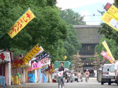 準備中の露店