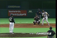 9回裏、大道のバッターボックスでOA終了