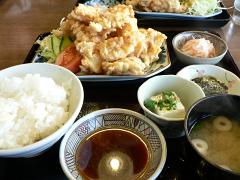 とり天定食