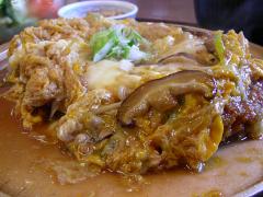 とんかつ定食(卵とじ風)