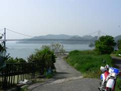 因島大橋を望む