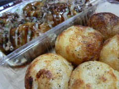 たこ福のたこ焼とポテ焼