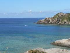 阿嘉島西岸の海