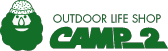 OUTDOOR LIFE SHOP キャンプツー、ロゴ