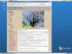 CentOSのデスクトップ