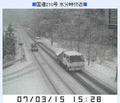 雪の水分峠