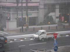 大雨です…