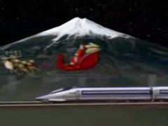 ノーラッドサンタ追跡　－ 富士山、日本