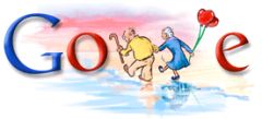Googleバレンタインロゴ