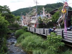 宝泉寺温泉街の七夕