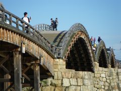 錦帯橋にて