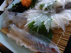 イカ活け造り