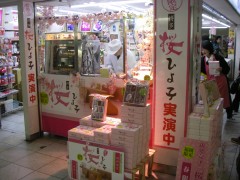 桜ひよ子実演中