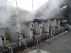 蒸し地獄体験コーナー