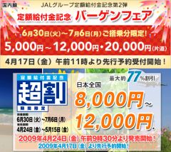 定額給付金 特別企画