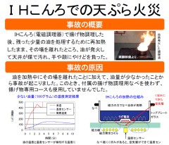 ＩＨこんろでの天ぷら火災