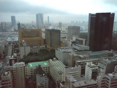 雨の東京
