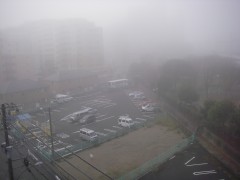 濃霧!!