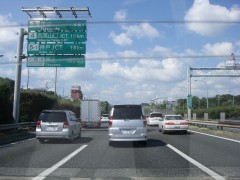 伊丹付近の渋滞