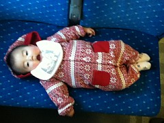 新幹線車内にて