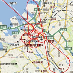 飛行経路図