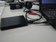 OWL-ESL25/U3とPITAT-USB3.0/EC34