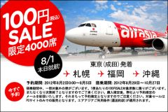 エアアジア100円SALE