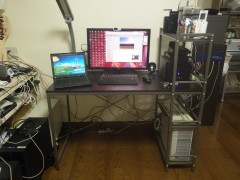 サイバーコム収納ラック付デスクMRP-1260