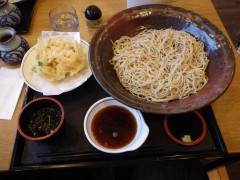 かき揚げ天ざるそば