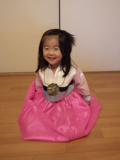 チマチョゴリ姿