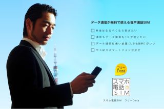 スマホ電話SIM　フリーData