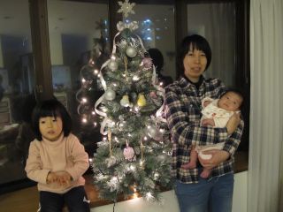 クリスマスツリー点灯