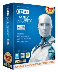 ESET ファミリー セキュリティ 2014 3年版