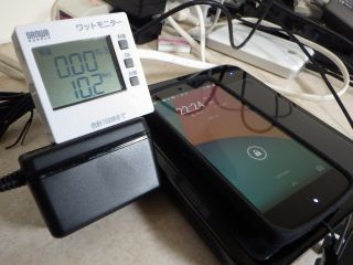 充電中の消費電力は10.2W