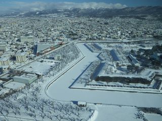 五稜郭を見下ろす絶景